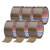 tesa 64014-501-00 tesapack Packaging Tape 66m x 50mm brown 6pcs silent