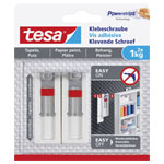 tesa 77775-00000-00 Adhesive screw 2pcs Adjustable height no drilling needed