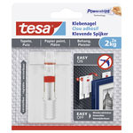 tesa 77777-00000-00 Adjustable Adhesive Nail 2pcs strong hold no drilling needed