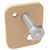 tesa 77905-00000-00 Square Adhesive screw 23x16mm Beige 5kg for brick/stone 2pcs
