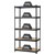 Toolcraft 1530556 Heavy Duty Shelving 350kg Capacity Metal MDF Black