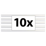 Toolcraft 1553627 TC-11200X10T Glue Sticks Ø11x200mm Transparent 200g 10pcs