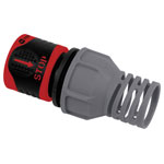 Toolcraft 1561115 Plastic Hose Connector 19mm Water Stop Comfortable Grip