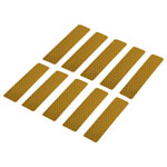 Toolcraft 1563964 Adhesive Strips Yellow 100x25mm Reflective 10 pcs