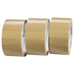 Toolcraft 1564081 Packaging Tape Brown 50m x 48mm 3pcs BOPP Acrylic