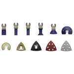 Toolcraft 1574786 Multitool Accessory Set 21-Piece Chromium-Vanadium