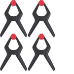 Toolcraft 1611470 Spring Clamps 4-Piece 40mm Span 5kg Force