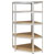 Toolcraft KPW77 Storage Rack 175kg Galvanized Metal Corner Unit MDF Shelves