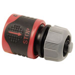 Toolcraft TO-4850088 Plastic Hose Connector 13mm Water Stop Feature