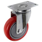 Toolcraft TO-5137953 Swivel Castor 100mm Mounting Plate 125kg Capacity