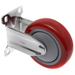 Toolcraft TO-5137959 Fixed Wheel 100mm Polyurethane Max Load 125kg