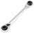 Toolcraft TO-5355795 Double-Ended Ratchet Wrench 10-19mm 4-in-1 Model