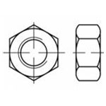 Toolcraft TO-5416716 Hexagonal Nuts M2 Steel Zinc Galvanised 1000 pcs