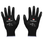 Toolcraft TO-5621541 Glove Size 7 PU-Coated Comfortable EN 388 CAT II