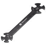 Toolcraft TO-5693100 Box Wrench 3-8mm 6-In-1 Steel Double-ended