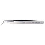 Toolcraft TO-5861037 Precision Tweezers 7A SA 55° Curved Stainless Steel
