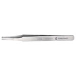 Toolcraft TO-5861040 Precision Tweezers Stainless Steel Flat/Rounded Tips