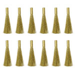 Toolcraft TO-5864076 Replacement Brush for Fibre Eraser Brass 4mm 12 Pack