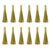Toolcraft TO-5864076 Replacement Brush for Fibre Eraser Brass 4mm 12 Pack