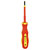 Toolcraft TO-6326247 VDE Screwdriver SL/PZ1 Insulated Blade Electricians