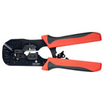 Toolcraft TO-6425613 Crimper for RJ45 Connectors Cuts and Isolates