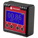 Toolcraft 2182452 Digital Protractor LCD Display 360° Angle IP42 Magnets