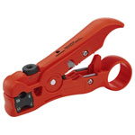 Toolcraft 2203106 Cable Stripper for Coaxial & Data Cables Adjustable Blade
