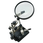 Toolcraft TO-6807522 Third Hand Adjustable Soldering Aid with Magnifier