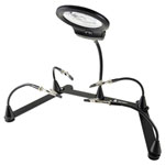 Toolcraft TO-7492830 Helping Hand with Magnifier 90mm x 365mm 1pc