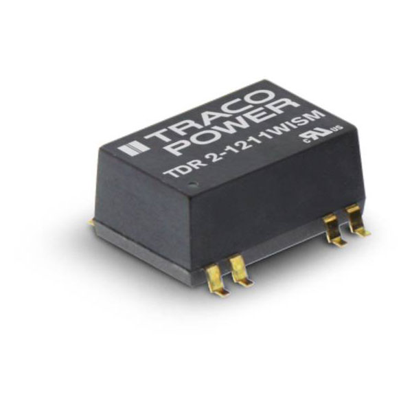 TracoPower TDR 2-1223WISM DC/DC Converter SMD 12V 15V 67mA 2W 1600V/DC