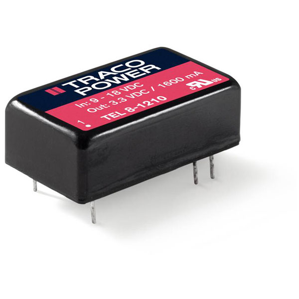 TracoPower TEL 8-1215 TEL 8 DC-DC Converter 12V to 24V 8W DIL-16 H...