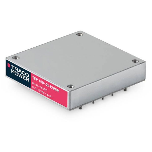 TracoPower TEP 100-7216WIR DC/DC Converter 110V-28V 100W Railway Cert.