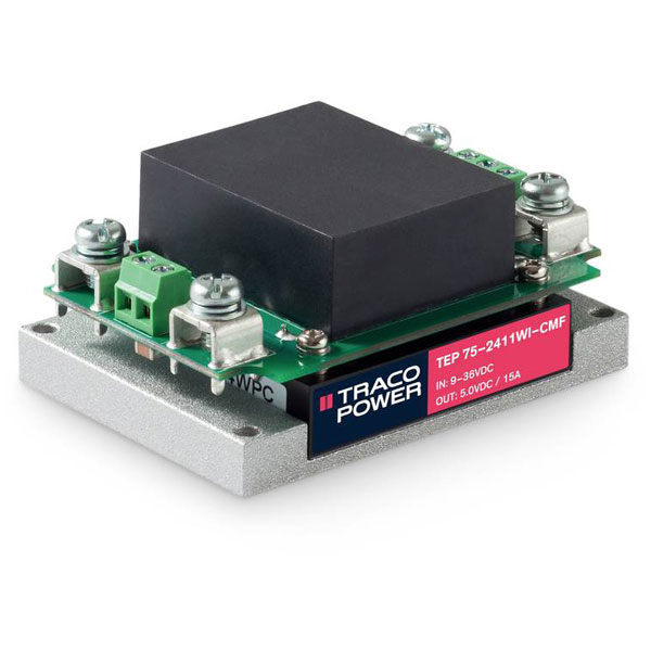 TracoPower TEP 75-7215WI-CMF DC/DC Converter 110V to 24V 3.2A 75W ...