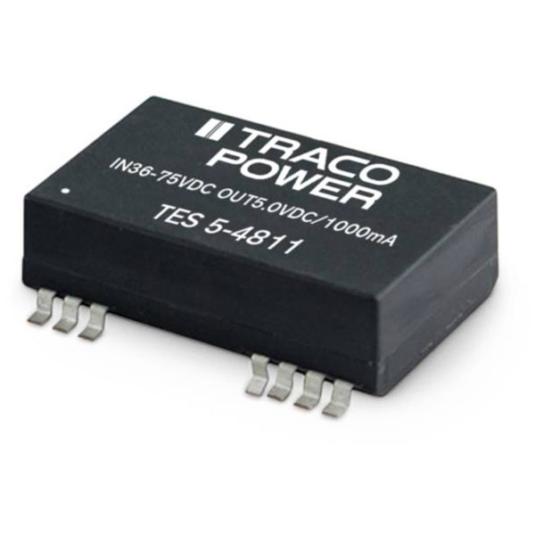 TracoPower TES 5-2412 DC/DC Converter SMD 24V DC to 5V DC 420mA 5W...