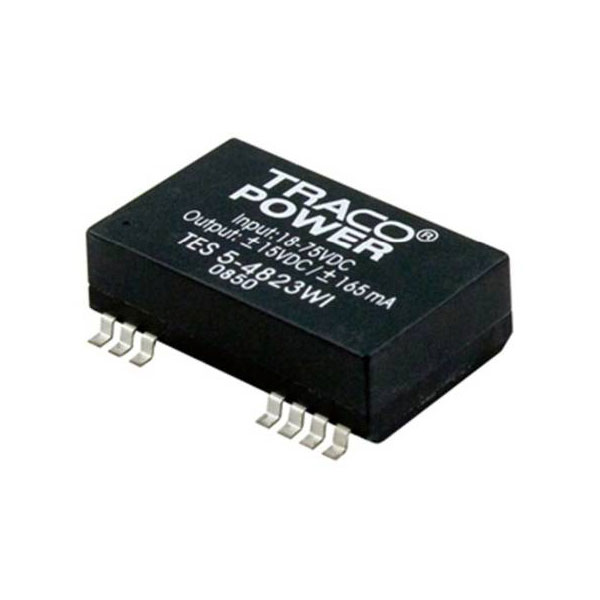 TracoPower TES 5-4823WI DC/DC Converter SMD 48V to ±15V 5W 2 Outputs