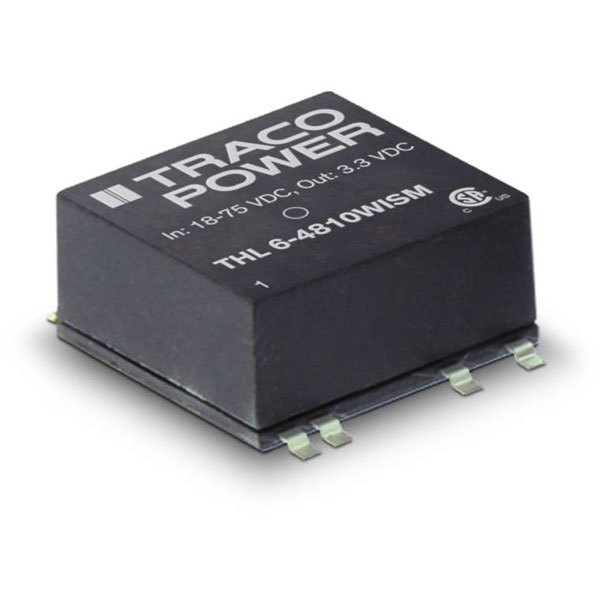 TracoPower THL 6-2422WISM DC/DC Converter SMD 24V-12V/-12V 6W 2 Ou...
