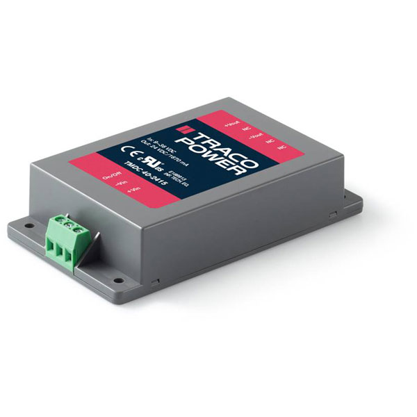 TracoPower TMDC 40-2412 DC/DC Converter 24V to 12V 3.33A 40W Singl...