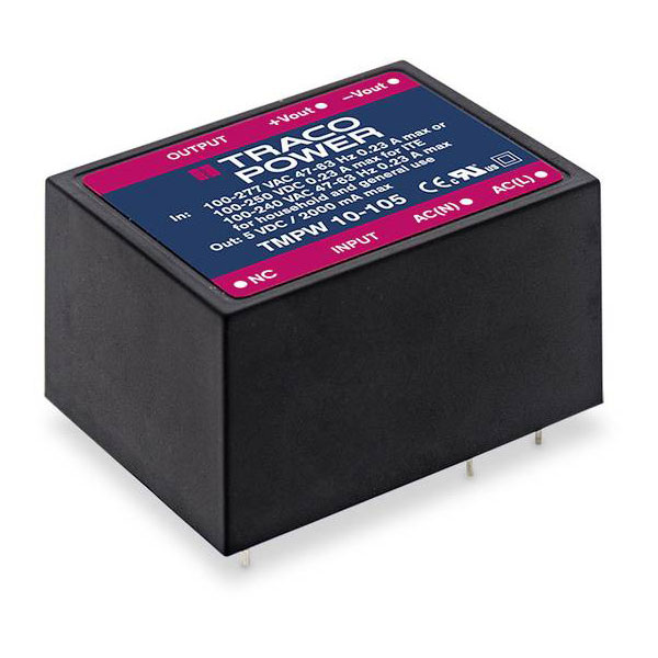 TracoPower TMPW 10-105 SMPSU 5V DC 2A 10W Power Supply Unit