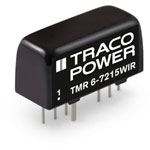 TracoPower TMR 6-7212WIR DC/DC Converter 110V DC 500mA 6W SIL-8 Housing