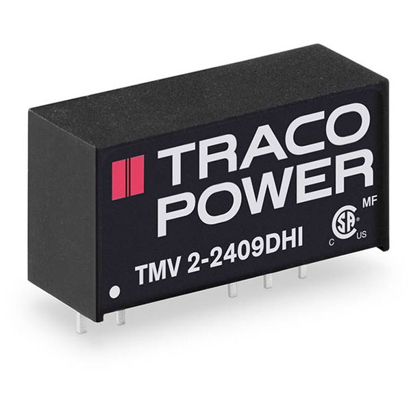 TracoPower TMV 2-2409DHI DC/DC Converter 24V to ±9V Dual Output SIL7