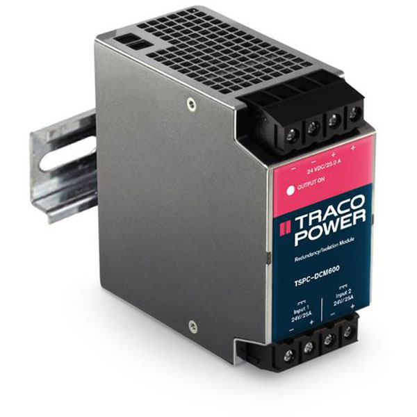 TracoPower TSPC-DCM600 Rail Redundancy Module DIN 820mA 28W 1 Output