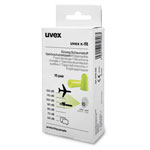 uvex 2112133 x-fit ear plugs disposable 15 pairs 37 dB noise reduction