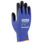 uvex 6002707 athletic lite work gloves size 7 slim fit micro-foam grip
