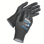 uvex 6006807 phynomic F XG cut-proof gloves size 7 touch-screen oil grip