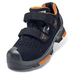 uvex 6500242 Safety Sandals S1P ESD Black/Orange EU Size 42 1 Pair
