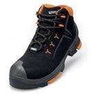 uvex 6509244 2 ESD Safety Work Boots S3 Size 44 Black/Orange Pair