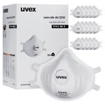 uvex 8762310 silv-Air Dust Mask FFP3 Valved 15 pcs EN149:2001+A1:2009