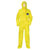 uvex8849811 disposable overall yellow L type 3 chemical protection