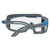 uvex 9143266 i-guard safety glasses grey/blue ergonomic UV400 fog-free