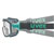 uvex 9143297 i-guard+ planet safety goggles scratch-resistant clear